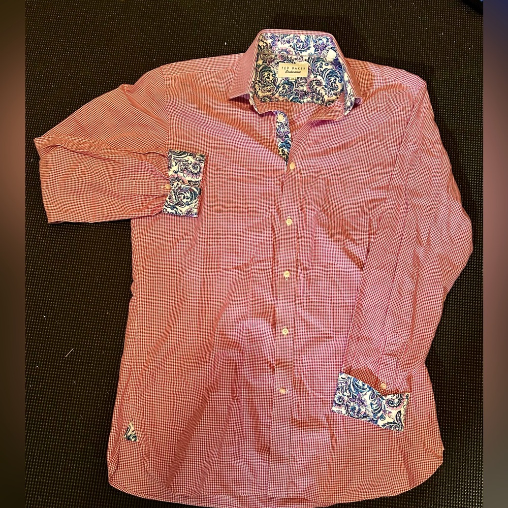 Ted Baker Endurance dress shirt 15.5 x 34/35